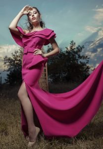 Ethereal Celia Evening Gown Ref 69 | World couture - Image 5