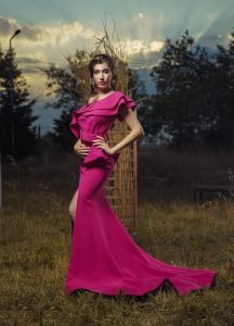 Ethereal Celia Evening Gown Ref 69 | World couture - Image 3