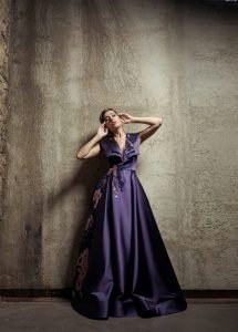 Ethereal Dahlia Gown Ref 68 | World couture - Image 3